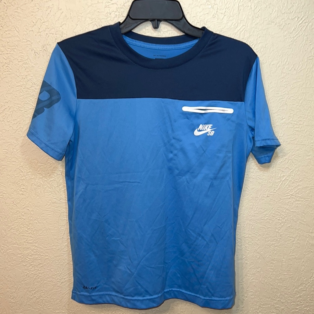 Nike Dri-Fit Blue Skateboarding T-shirt